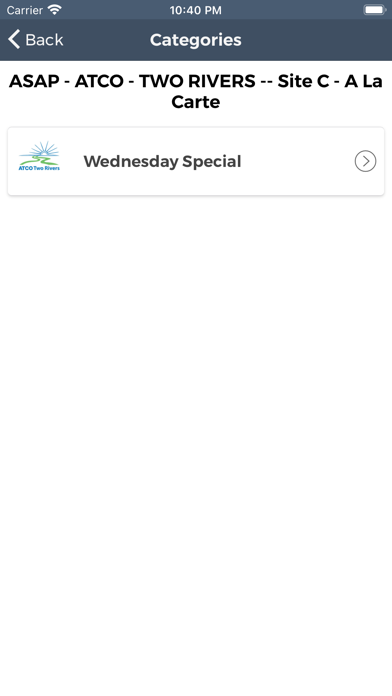 ATCO A la Carte Screenshot