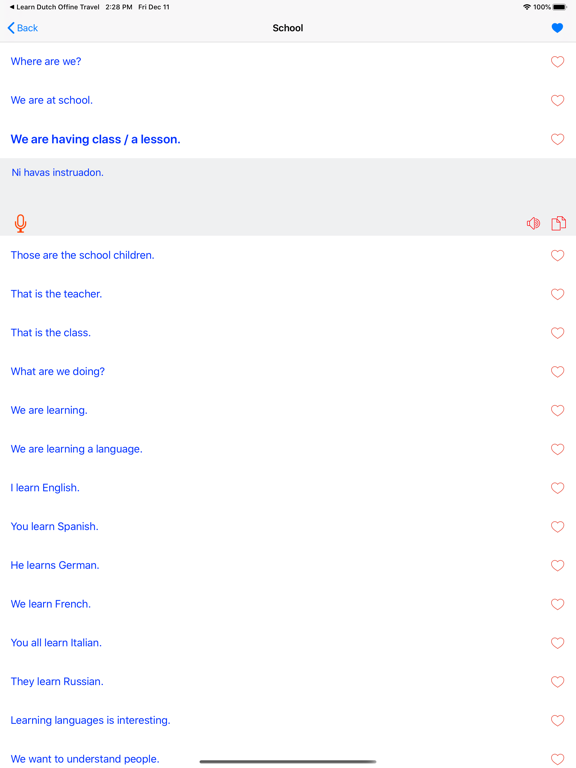 Screenshot #5 pour Learn Esperanto Offline Travel