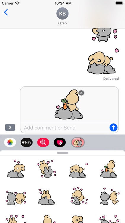 Cute Couple Stickers Pack