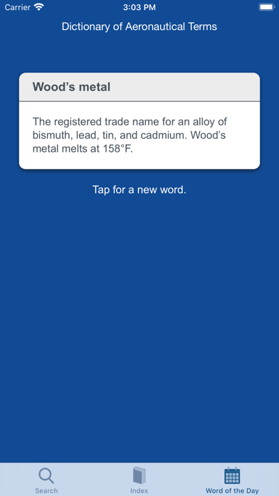 Aviation Dictionary Screenshot