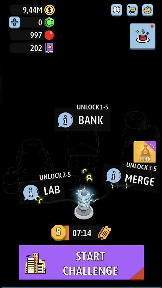 #4. Green button: Idle clicker (iOS) 来自: Liudmyla Petryshyn