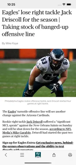 Game screenshot Philadelphia Eagles News hack