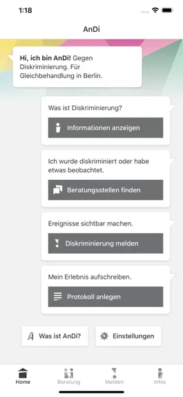 Game screenshot AnDi – Anti-Discrimination App apk