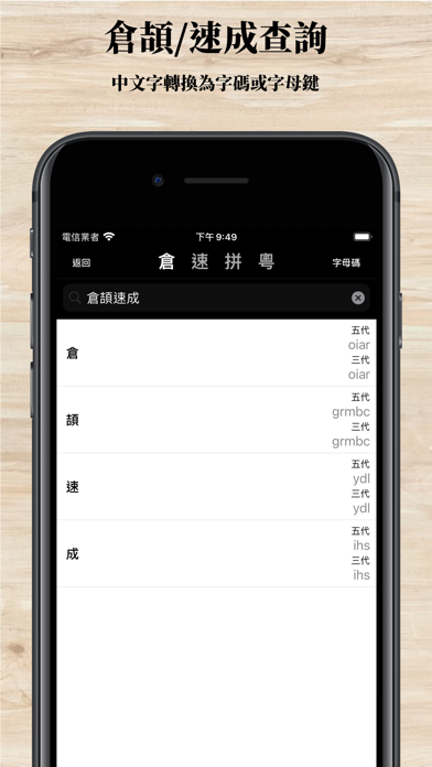 Screenshot #1 pour 輸入法字典專業版-香港版