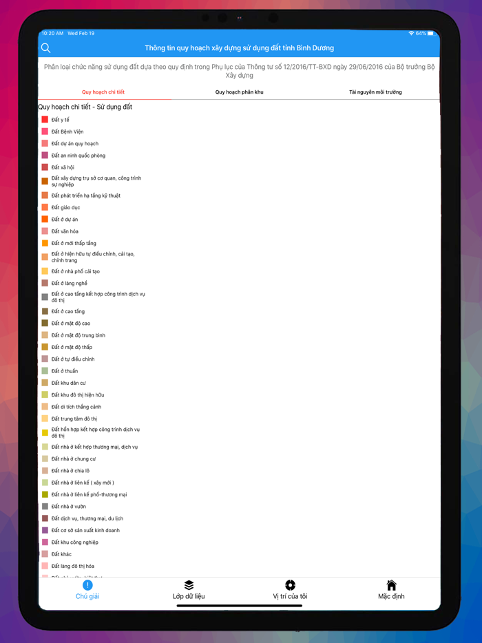 Quy hoạch xây dựng Bình Dương