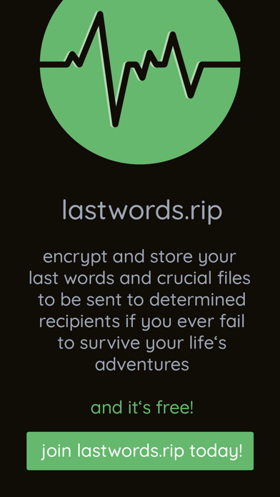 lastwords.rip Screenshot