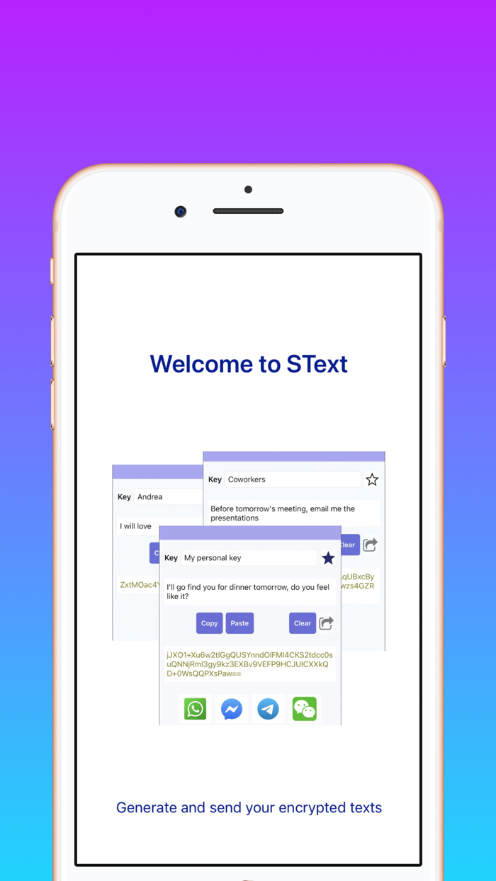 SText - Secure Text