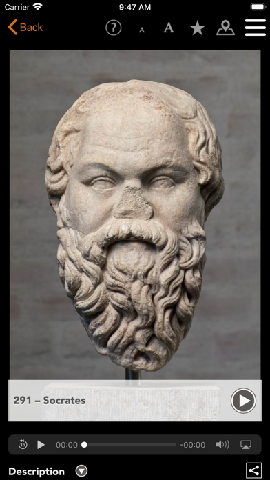 Glyptothek Munich Mediaguide Screenshot