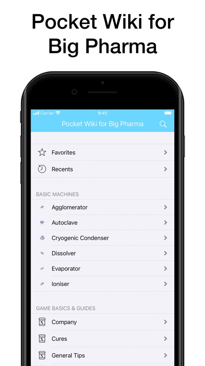 Pocket Wiki for Big Pharma