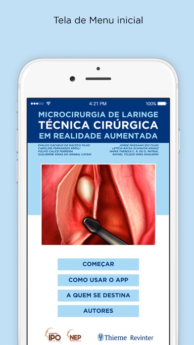 IPO Microcirurgia de Laringe Screenshot