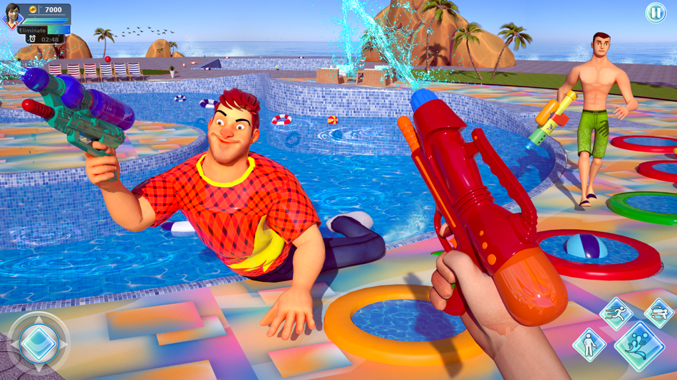 #7. Paintball Shooting: Water Game (iOS) 来自: Muhammad Usman
