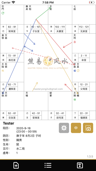 四化飞星 - Four Enhancer Zi Wei Screenshot