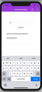 Vascular Variants screenshot #2 for iPhone