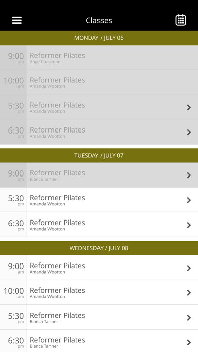 Genesis Fitness Reformer screenshot 2