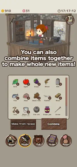 Game screenshot Item shop - crafting game apk