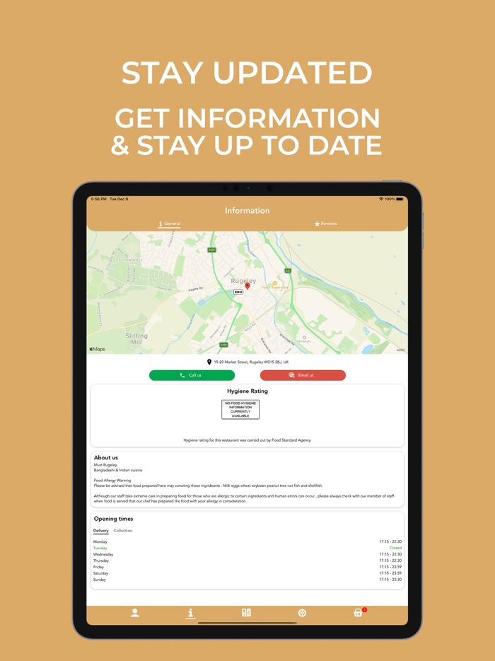 Must Rugeley Restaurant