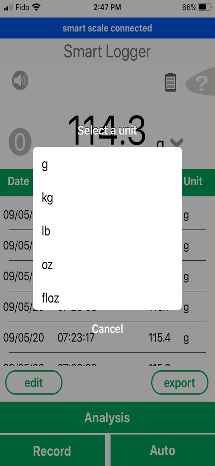 Lab Scale - SmartLogs Pro