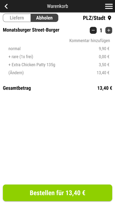 Restaurant Bissmarck 92 Screenshot