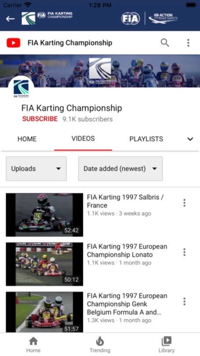 FIA Karting Screenshot