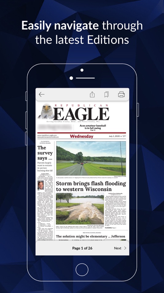 #2. Republican-Eagle E-paper (iOS) 由: Forum Communications Company