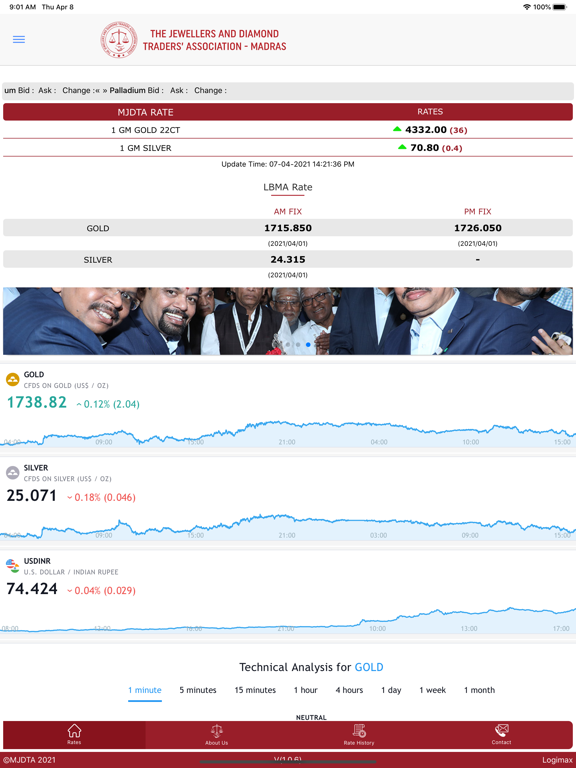 Screenshot #4 pour JEWELLERS ASSOCIATION MADRAS