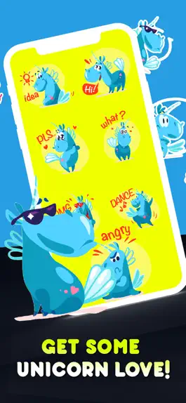 Game screenshot The Funny Unicorn Emoji apk