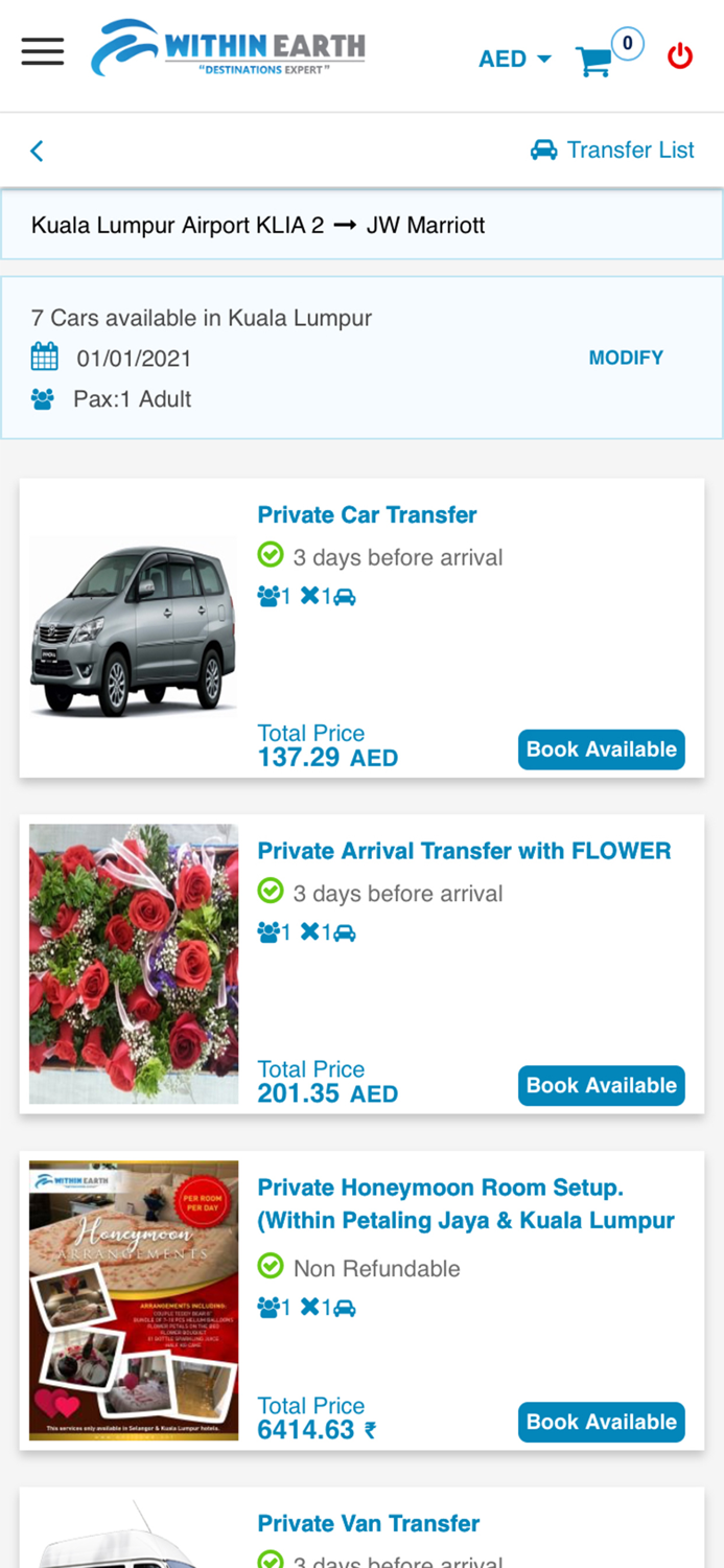 WITHIN EARTH HOLIDAYS B2B