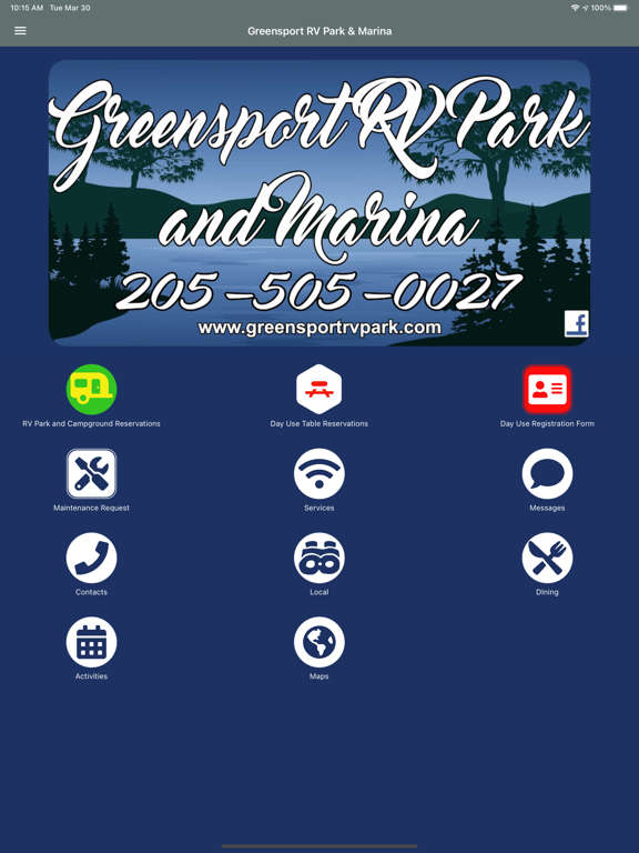Screenshot #5 pour Greensport RV Park and Marina