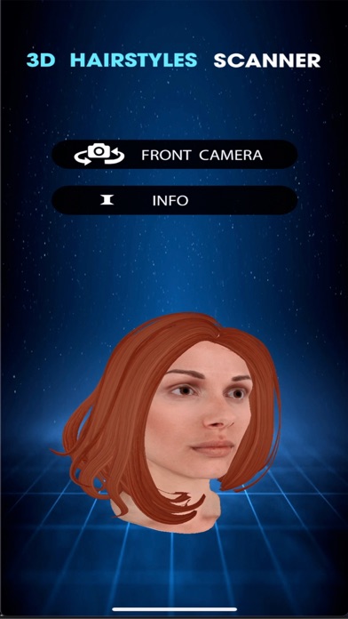 Screenshot #1 pour Coiffures : Scanner visage 3D