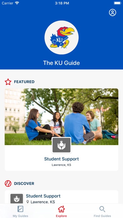 The KU Guide screenshot 2
