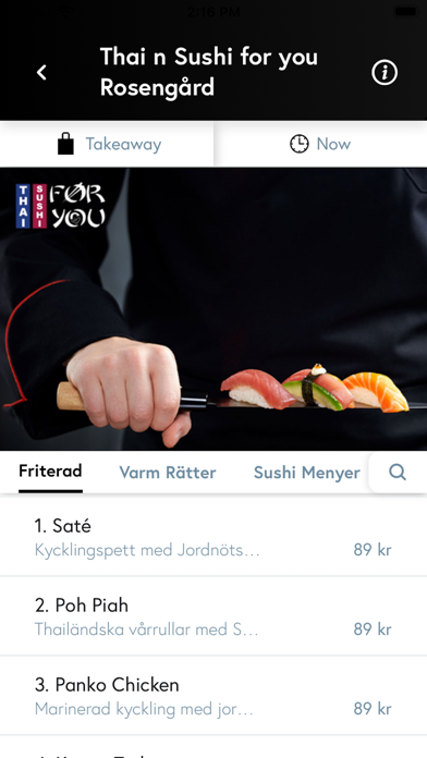 Screenshot #2 pour Thai n Sushi for you