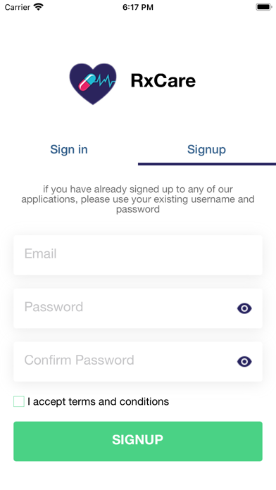 RxCare Screenshot