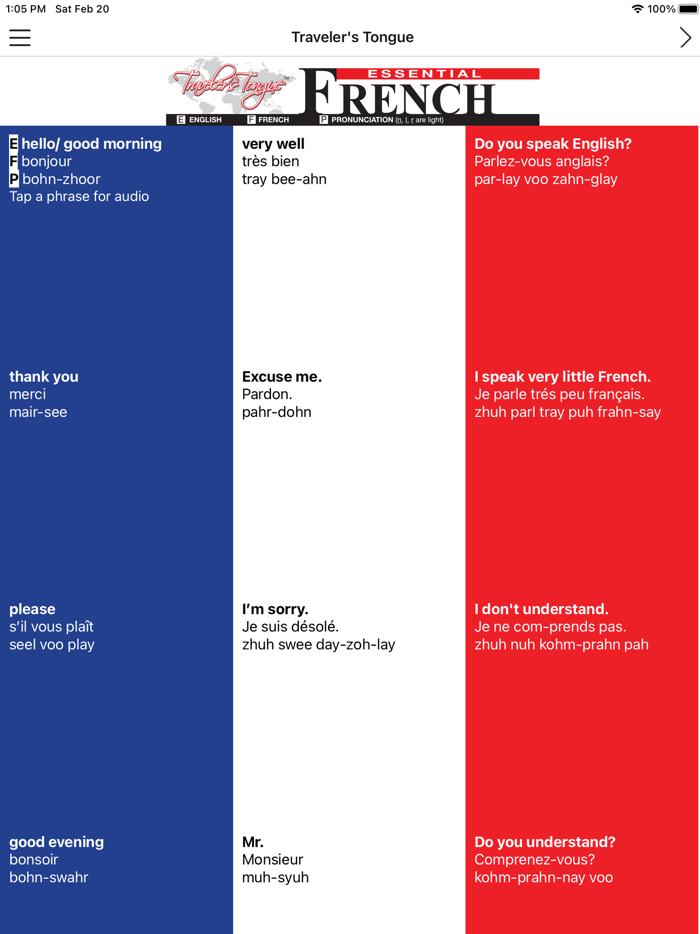 RAO Essential French