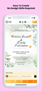 Invitation Card Maker (RSVP) screenshot #7 for iPhone