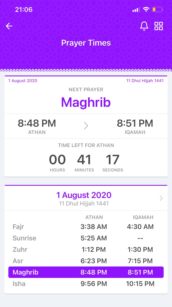 iPhone screenshot