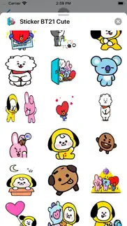 sticker bt21 cute iphone screenshot 4