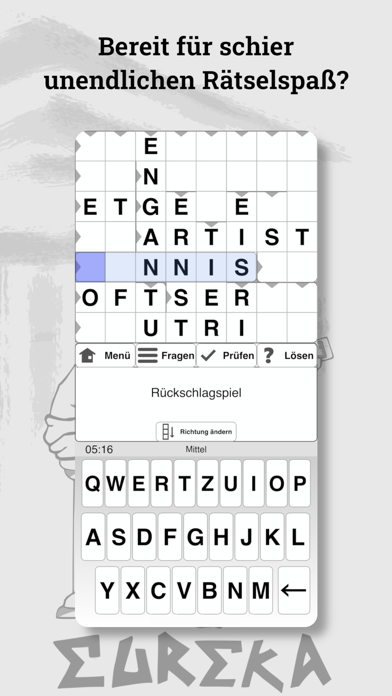 Eureka! Kreuzworträtsel Screenshot