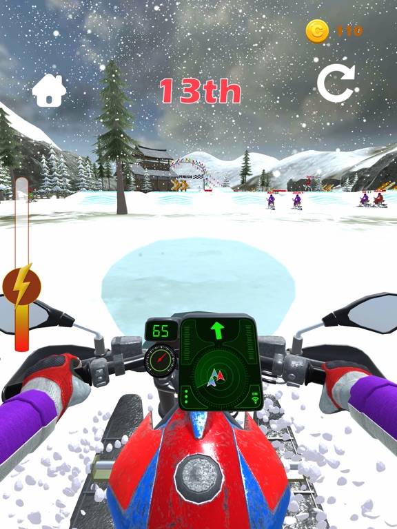 Screenshot #4 pour Snow Racer!