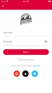 highsky restaurant iphone screenshot 3