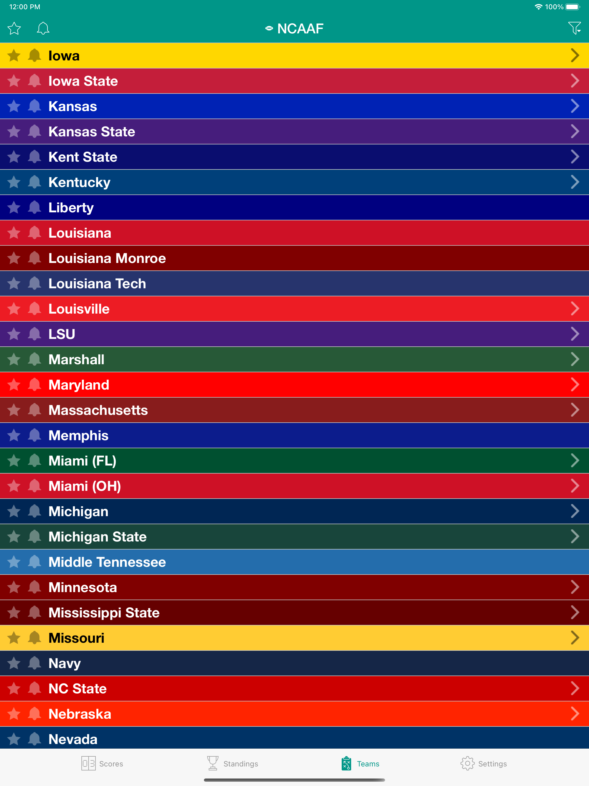 College Football Scores Live screenshot 8