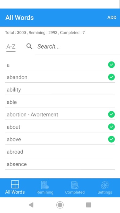 Learn English 3000 words Screenshot