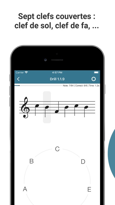 Screenshot #3 pour Complete Music Reading Trainer