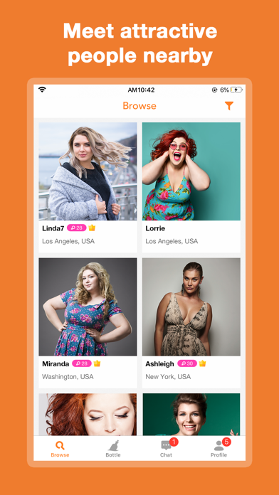 BBW Dating App & Meet, Chat Screenshot