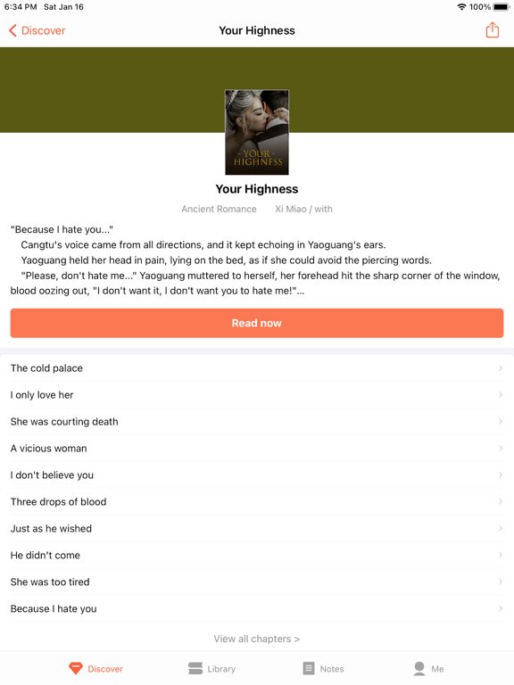Screenshot #5 pour YesNovel - Webnovels and Books
