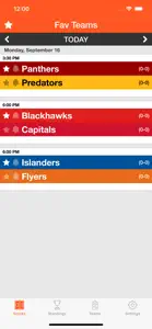 Pro Hockey Live screenshot #2 for iPhone