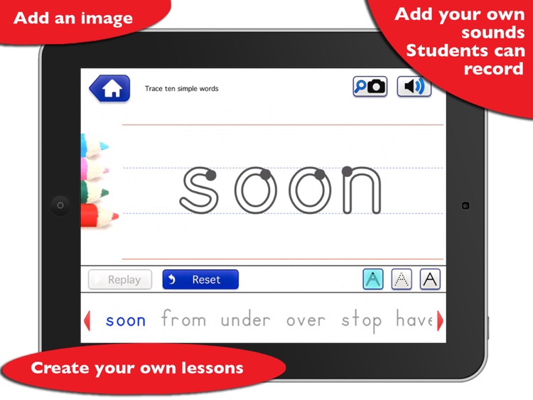School Writing - learn the abc