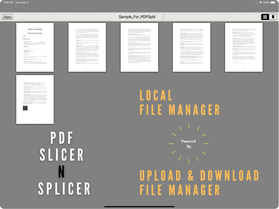 Screenshot #6 pour PDF Slicer N Splicer