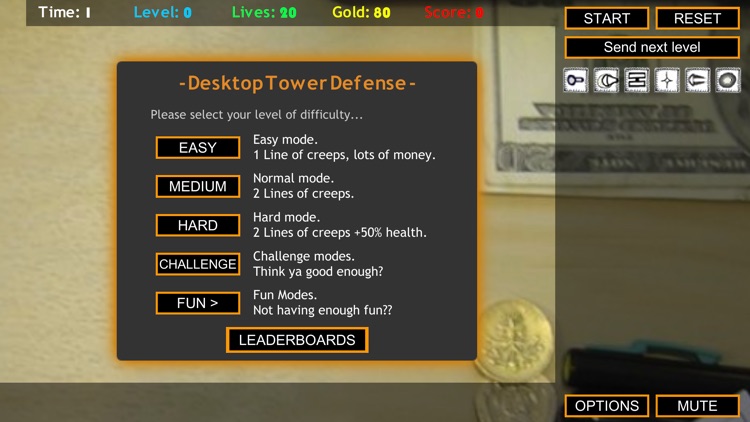 Desktop Tower Defense
