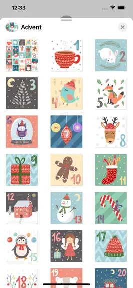Game screenshot Advent Calendar & Xmas Sticker apk