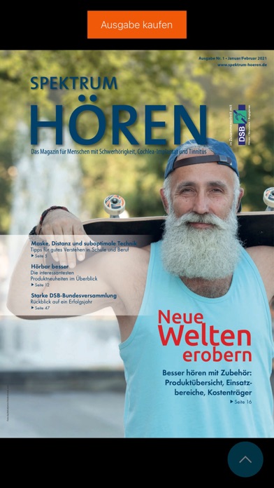 Spektrum-Hören Magazin Screenshot